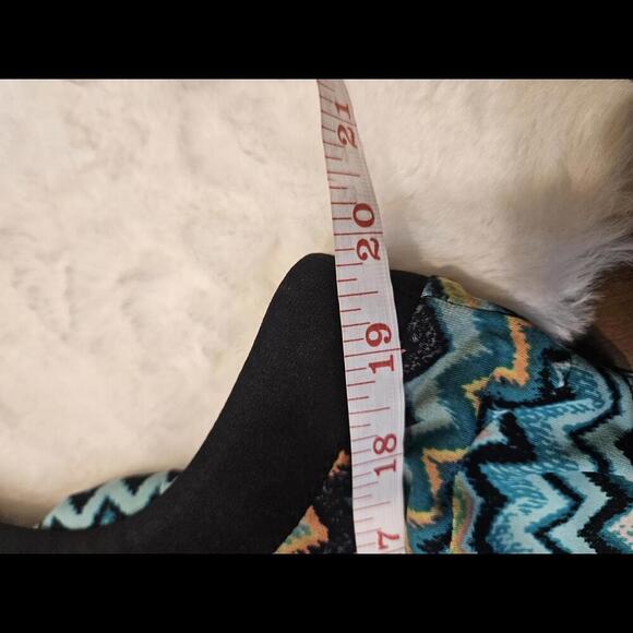 Soho Trendy Chevron Maxi Dress - Blue & Black - Picture 5 of 6